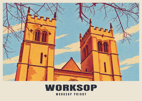 Worksop Priory Poster