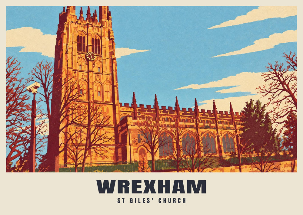 St Giles' Church, Wrexham Poster