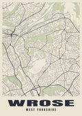 Street map poster of Wrose, West Yorkshire