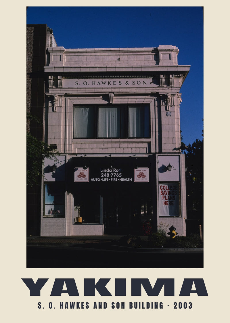 Gebäude S. O. Hawkes and Son, Yakima, Washington — 2003 · Historischer Fotodruck