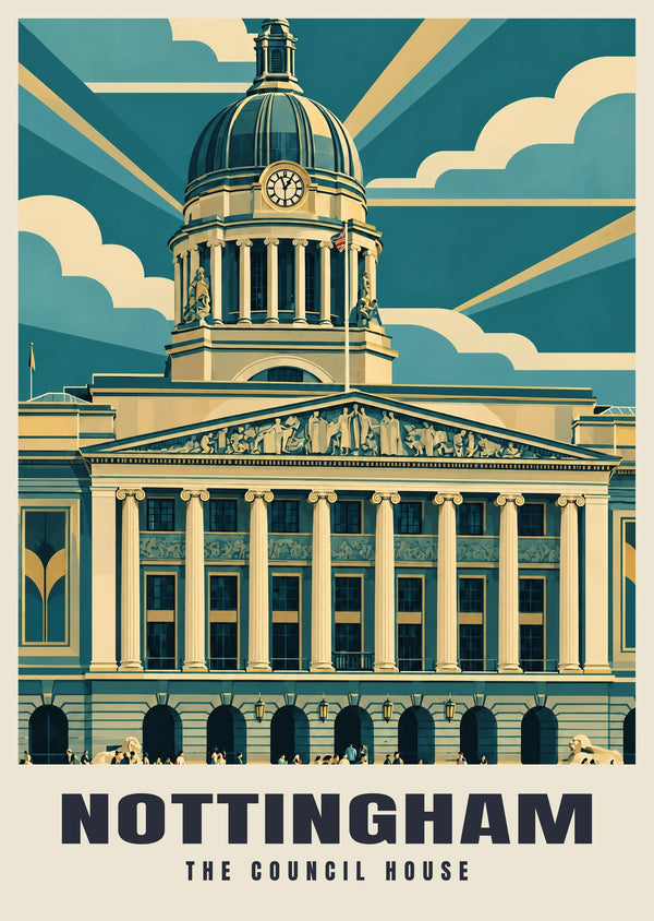 Das Council House, Nottingham Poster
