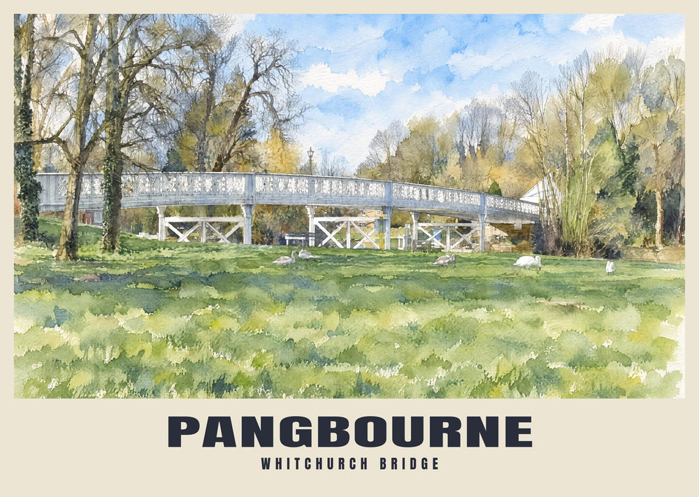 Whitchurch Bridge, Pangbourne Poster