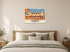Penarth Pier Poster at A1, as a poster, above a bed