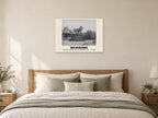 Forbury Gardens and the Maiwand Lion, Reading, c. 1900 Heritage Print at A1, as a poster, above a bed
