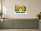 Audley End House, Saffron Walden Poster at A1, in a white frame, in a kitchen