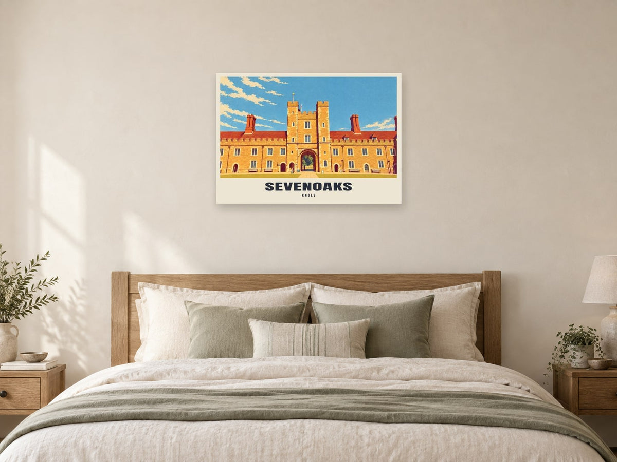 Knole, Sevenoaks Poster at A1, as a poster, above a bed