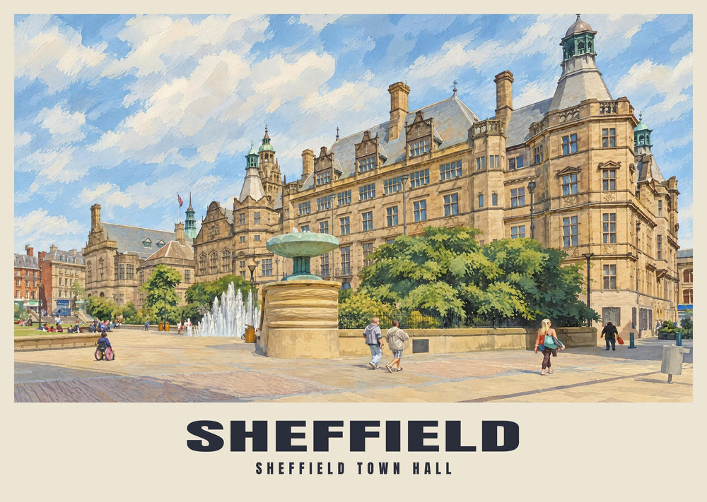 Sheffield Town Hall Poster