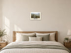 Skipton Castle, 1990 Heritage Print at A3, as a poster, above a bed