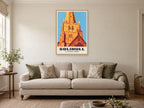 St Alphege Church, Solihull Poster at A1, in a natural wood frame, in a sitting room