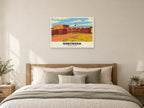 Southsea Castle Poster at A1, as a poster, above a bed