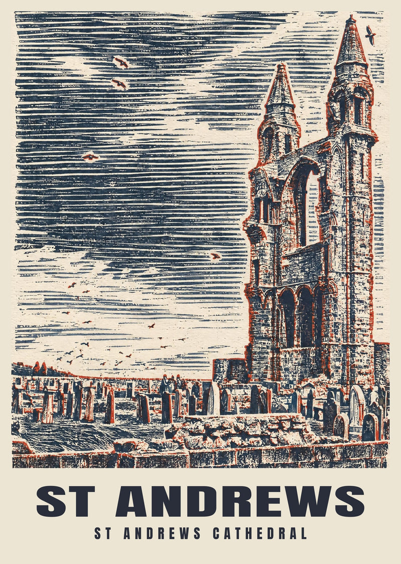 St Andrews Cathedral Poster