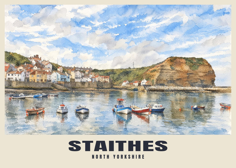 Staithes Poster