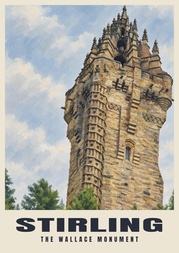 Das Wallace Monument, Stirling Poster