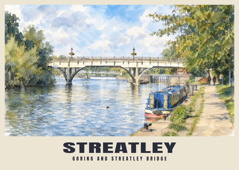 Plakat der Goring and Streatley Bridge