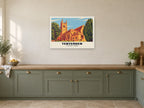 St Mildred's Church, Tenterden Poster at A1, in a white frame, in a kitchen
