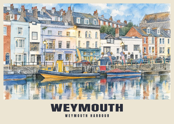 Weymouth Harbour Poster