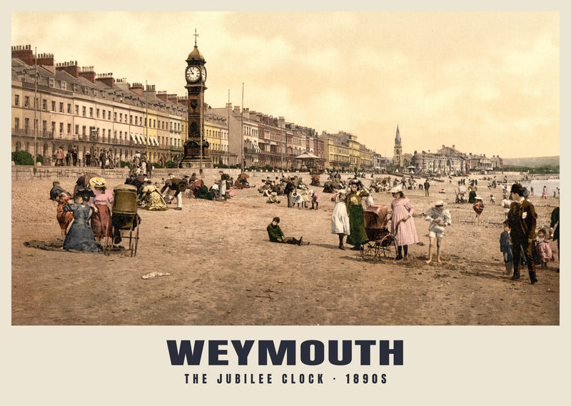 The Jubilee Clock, Weymouth, c. 1890–1900 Heritage Print
