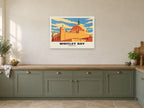 Spanish City, Whitley Bay Poster at A1, in a white frame, in a kitchen