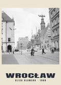 Rue Oławska et ancien hôtel de ville, Wrocław — 1968